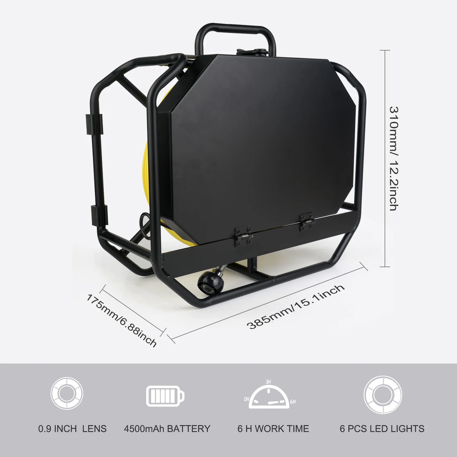 Портативная 7-дюймовая аналоговая камера видеонаблюдения высокой четкости - Фотография_2