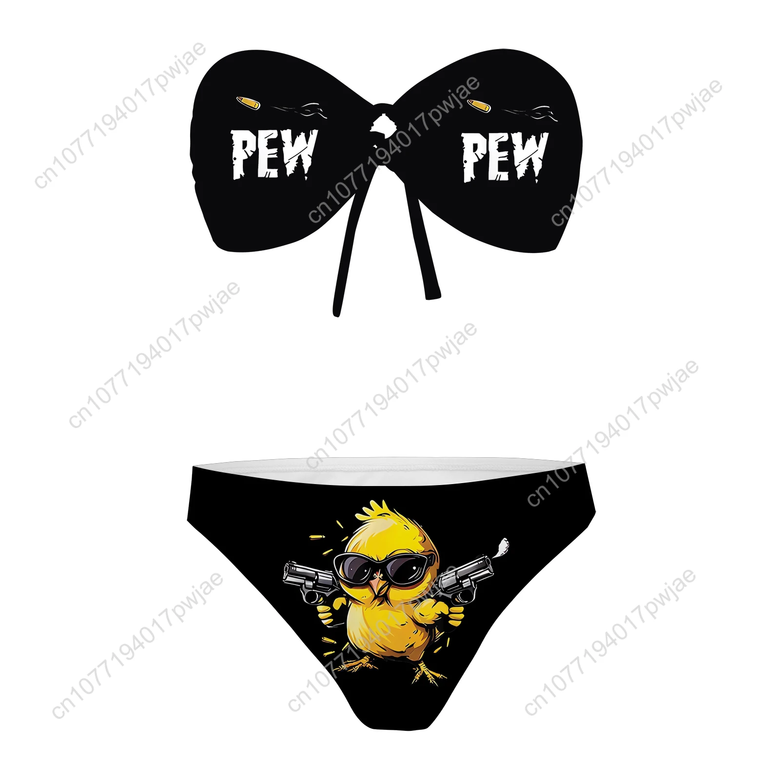 Pew pew madafakas fun pattern купальник - Фотография_2