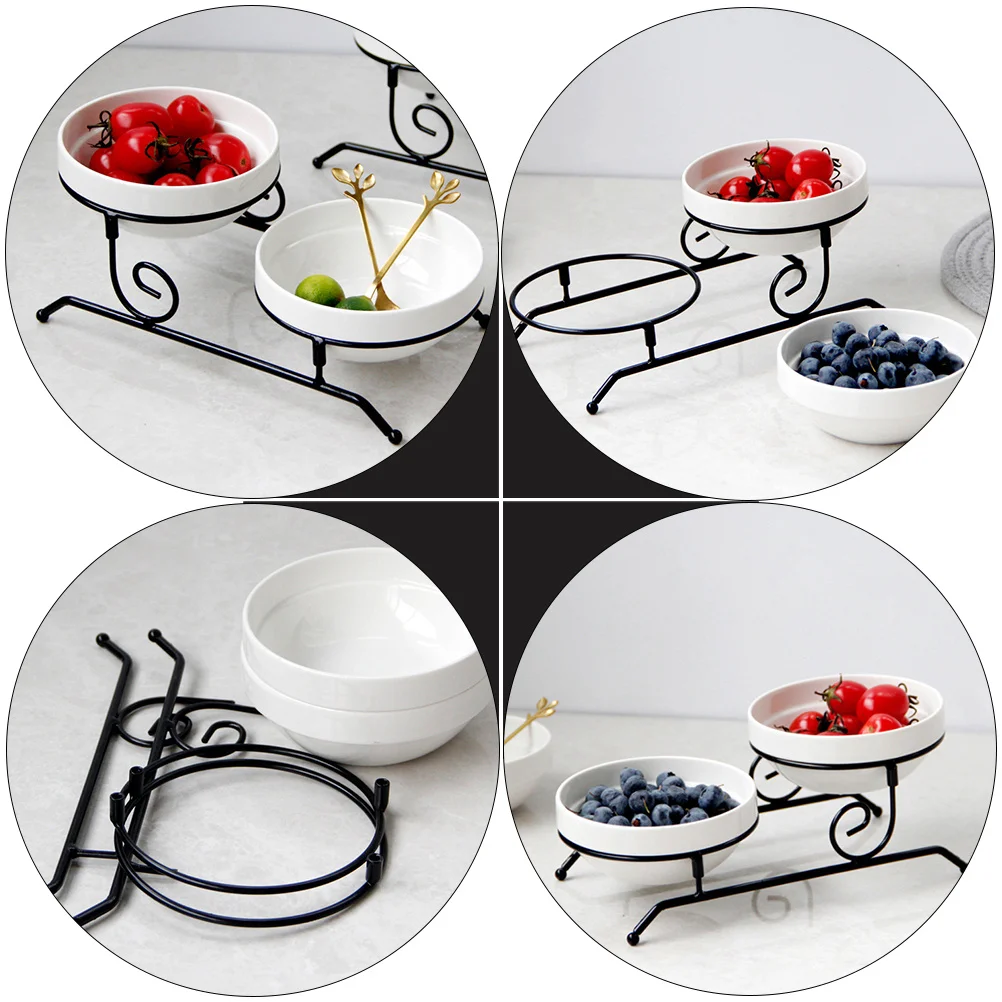 Двухслойная подставка для торта в классическом европейском стиле - Фотография_6