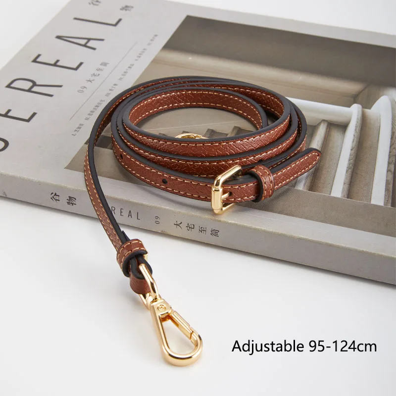 Кожаный сменный ремень для сумки через плечо для мини-сумки longchamp - Фотография_5