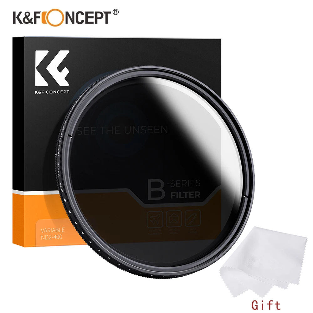 K&f concept nd2-nd400 переменный nd-фильтр 37/40