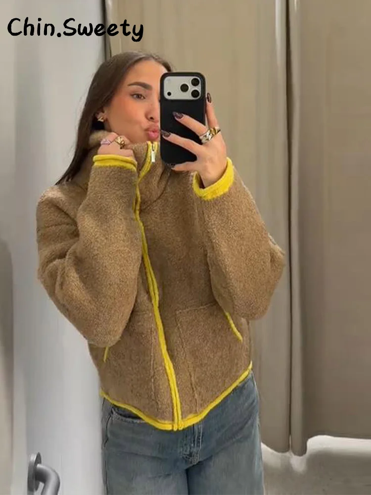 Повседневные женские вязаные пальто - Фотография_4