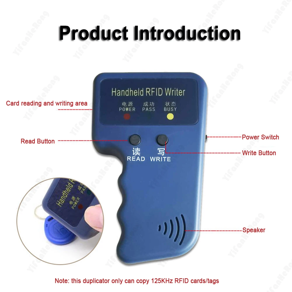 Ручной 125 кгц tk4100 em4100 rfid - Фотография_3