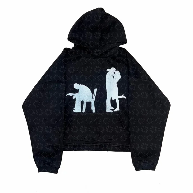 Толстовка с принтом для мужчин в стиле панк - Фотография_5