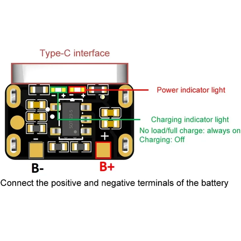 Mini type-c 3,7 в 4 - Фотография_5