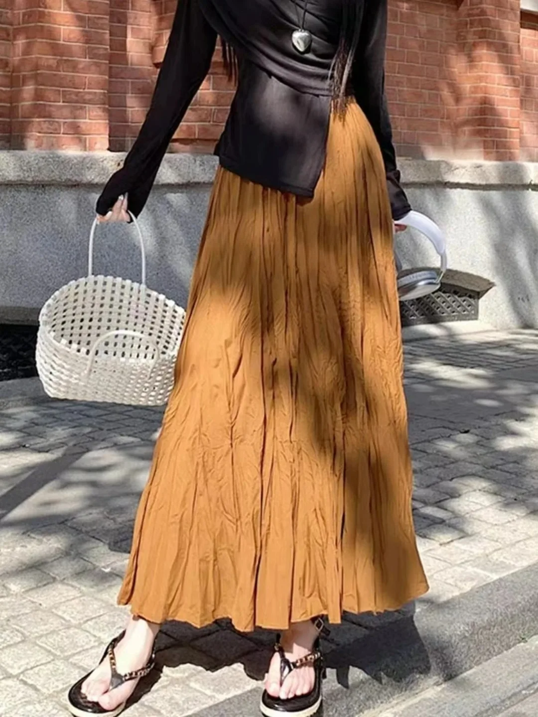 Весенне-осенняя нерегулярная плиссированная - Фотография_3