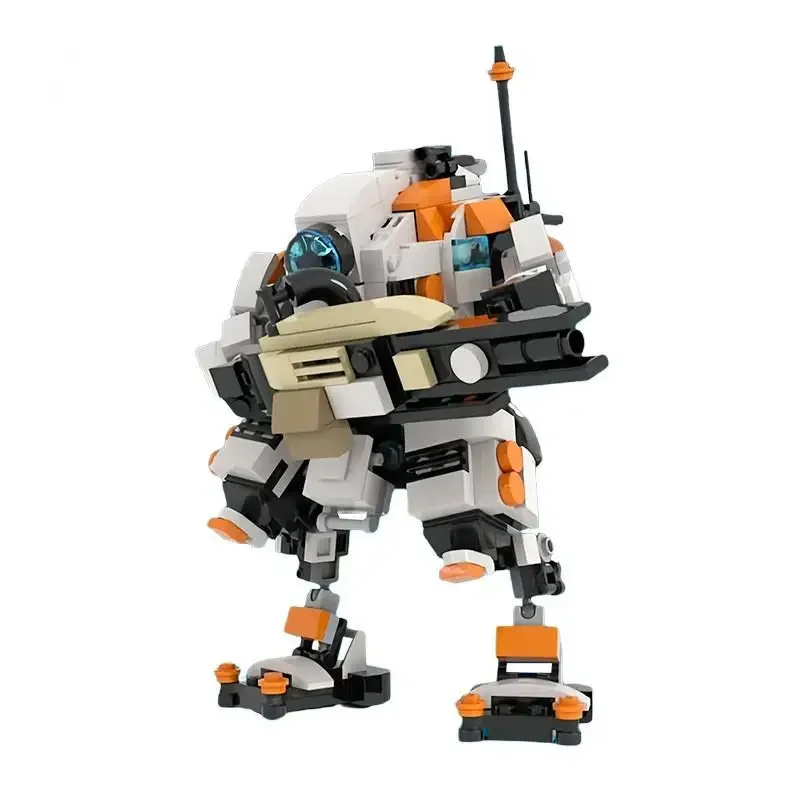 Строительные блоки titanfall heavy combat robot moc - Фотография_3