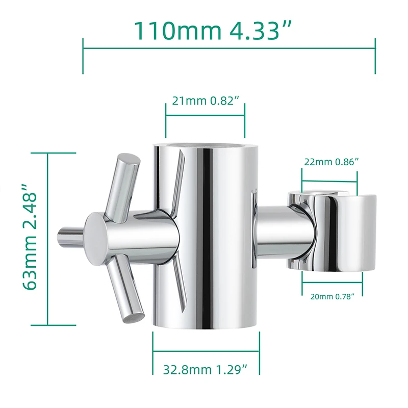 Регулируемый держатель ciencia для душевой лейки - Фотография_6