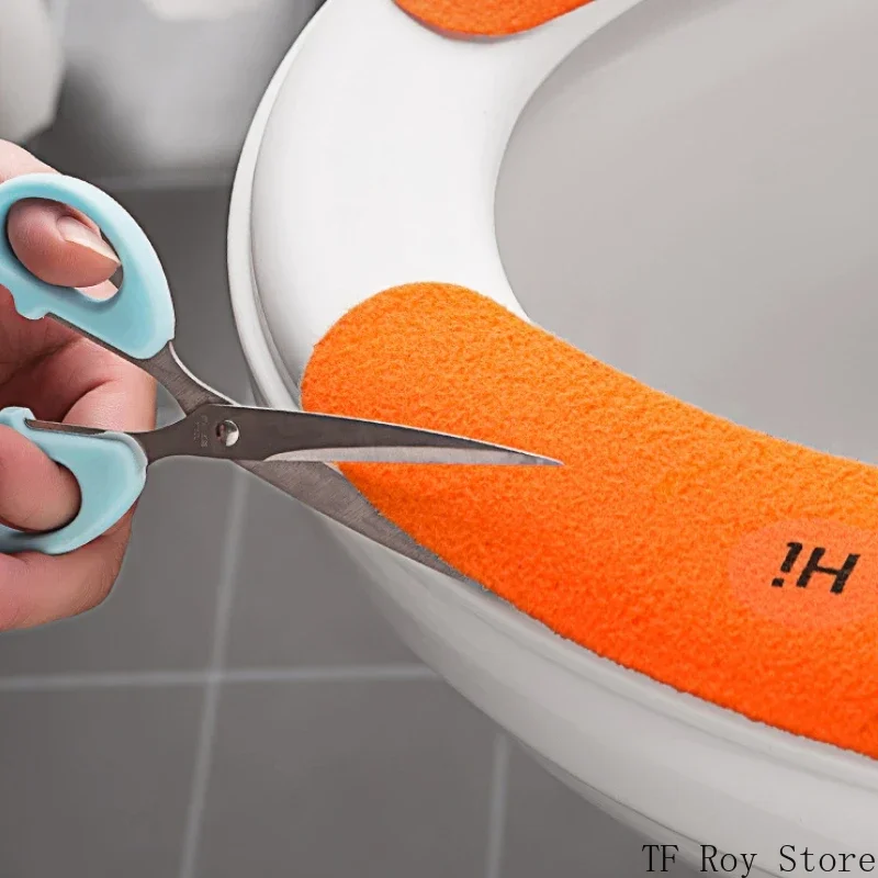 Летняя моющаяся фланелевая наклейка для унитаза - Фотография_4