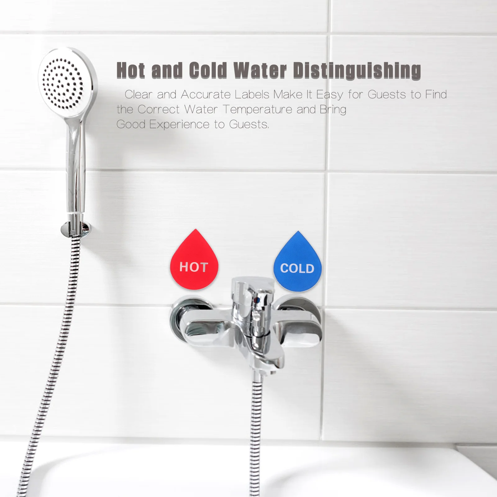 6 пар знаков горячей и холодной воды - Фотография_2