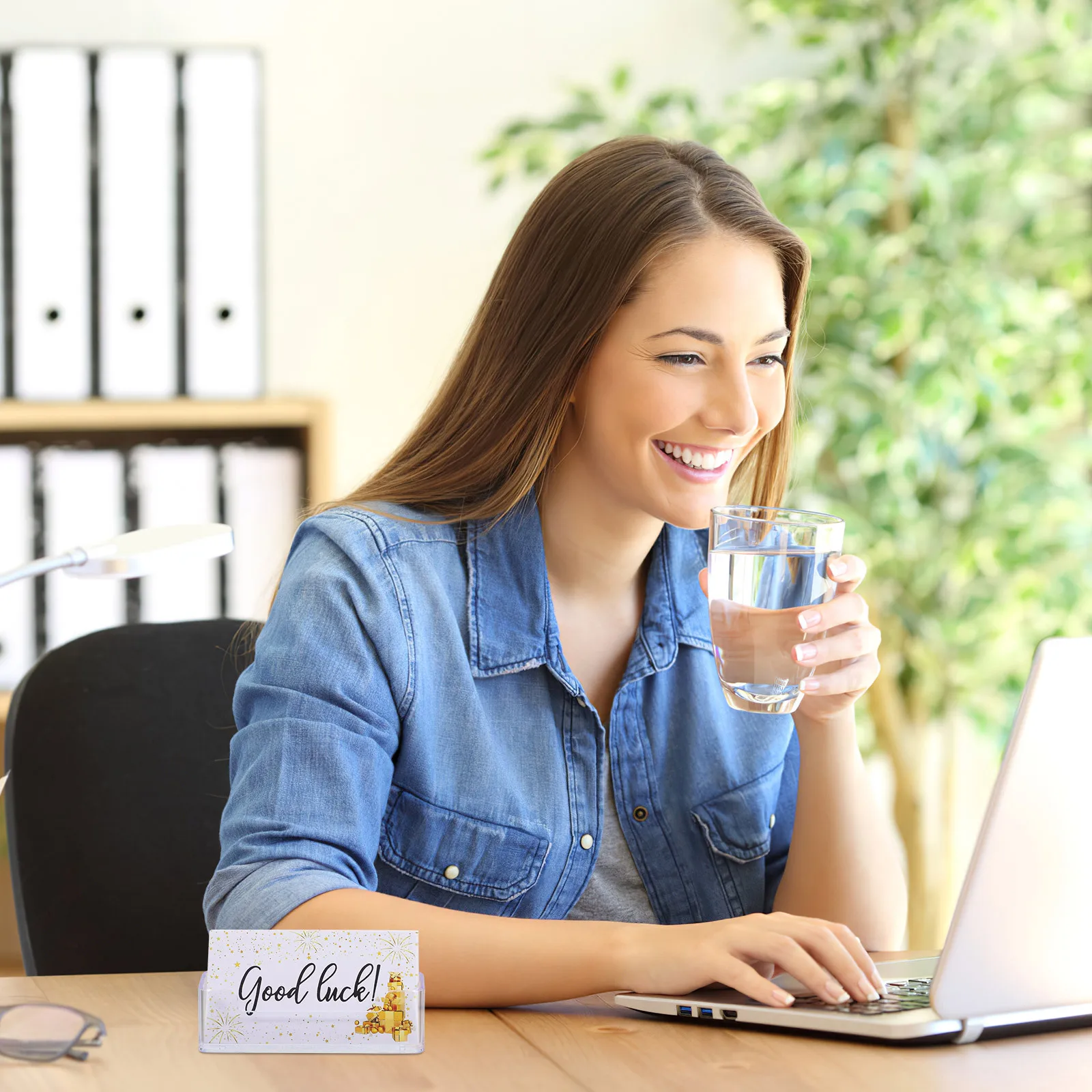 Прозрачный чехол для хранения визитных карточек - Фотография_5