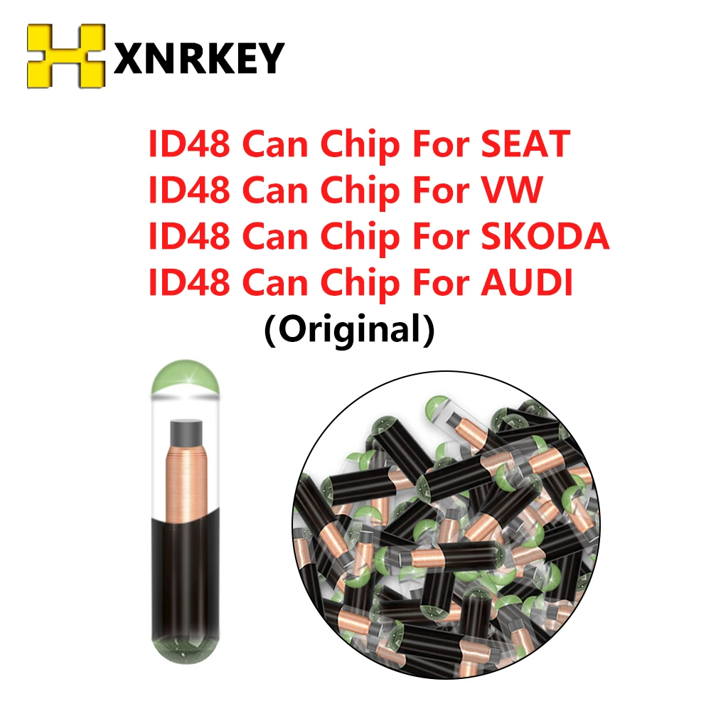 Xnrkey id48 can стеклянный чип tp22 для seat