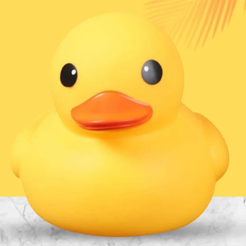 Резиновая утка, милые игрушки для плавания в воде для детей - Фотография_5