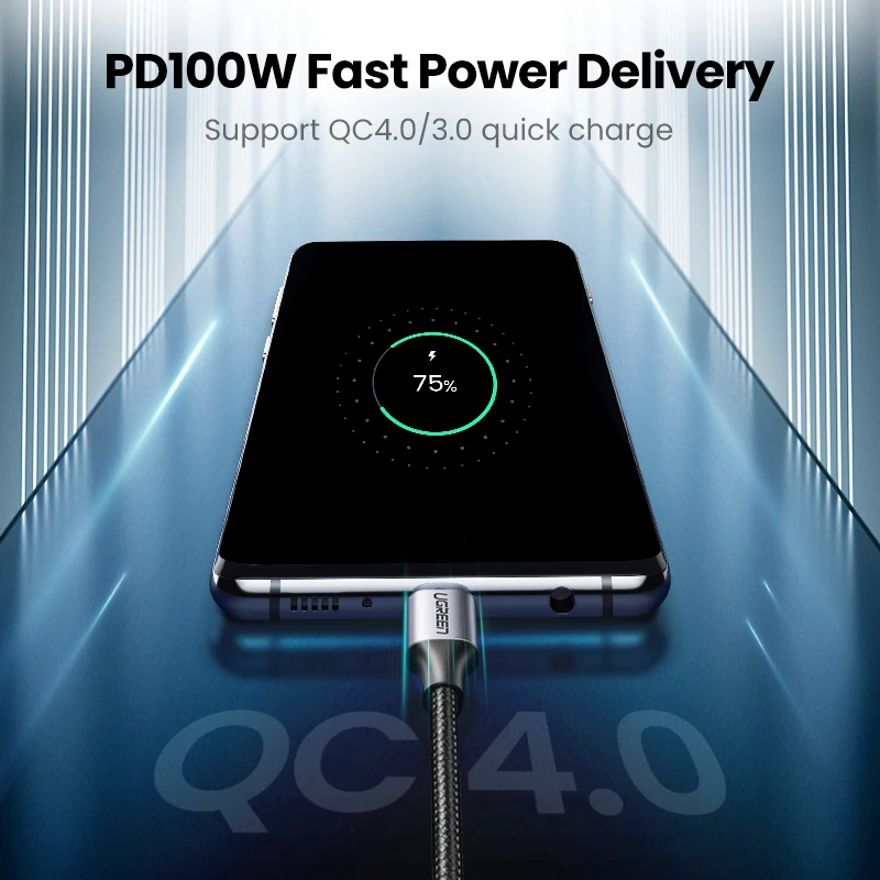 Ugreen usb c к usb c кабель pd100w - Фотография_3