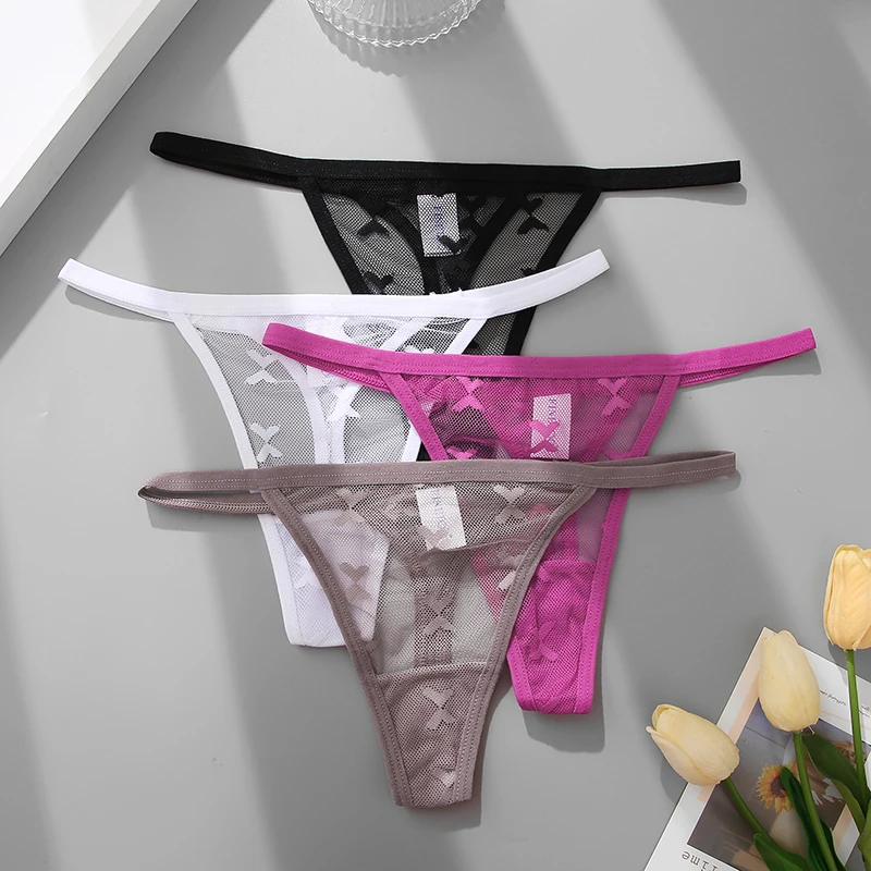 Женские трусики-стринги с заниженной талией - Фотография_4