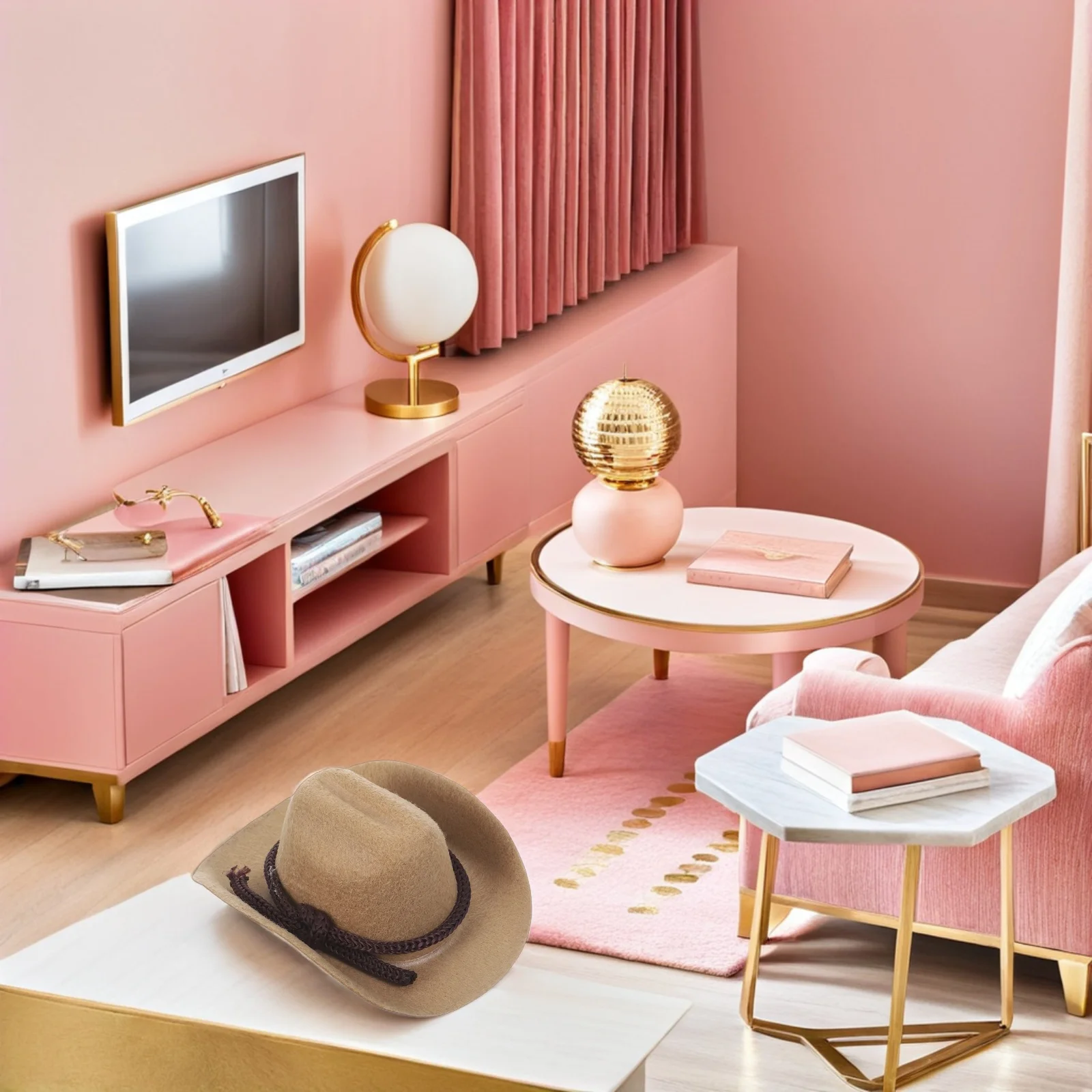 8 см, мини-ковбойские шляпы - Фотография_5