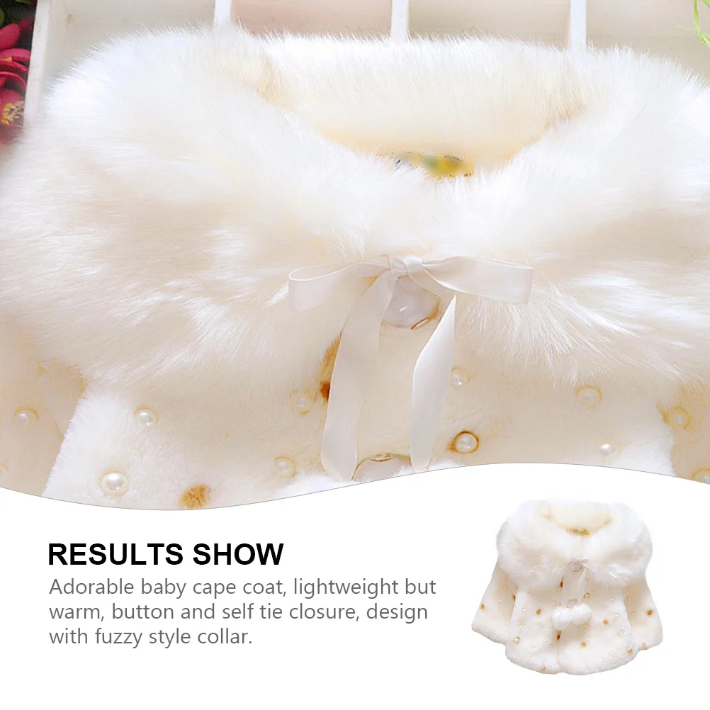 Зимняя накидка для маленьких девочек - Фотография_2