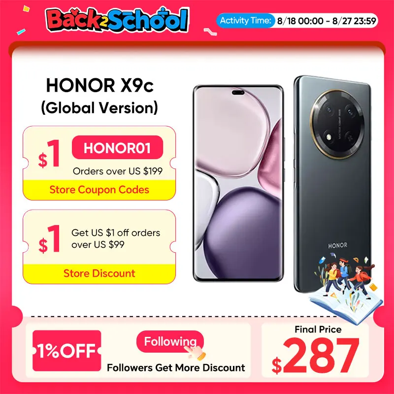 Глобальная версия смартфона honor x9c 5g 6
