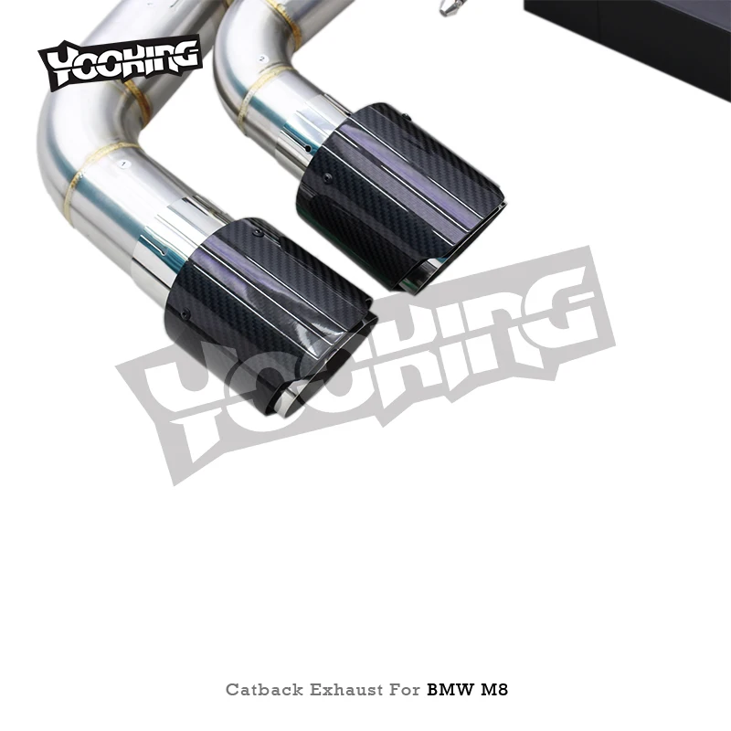 Oem выхлопные трубы catback для bmw m8 gran coupe f93 4 - Фотография_2