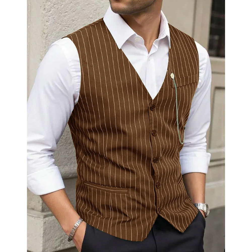 Мужской жилет в полоску - Фотография_4