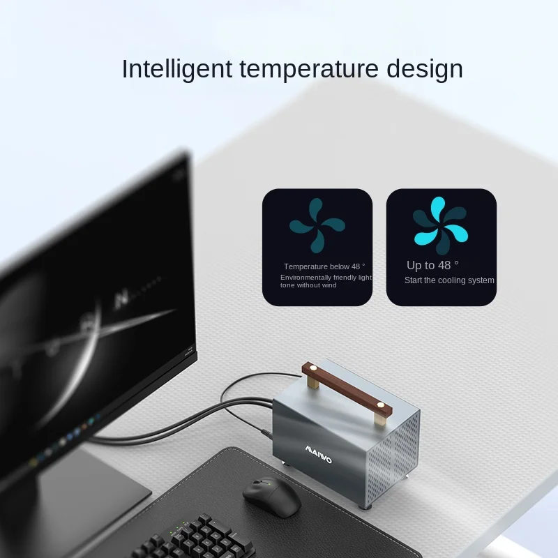 Док-станция maiwo с 4 отсеками для жесткого диска sata to type-c - Фотография_6
