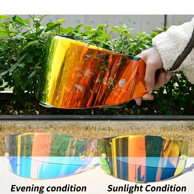 Фотохромные линзы с козырьком для kyt tt course - Фотография_3