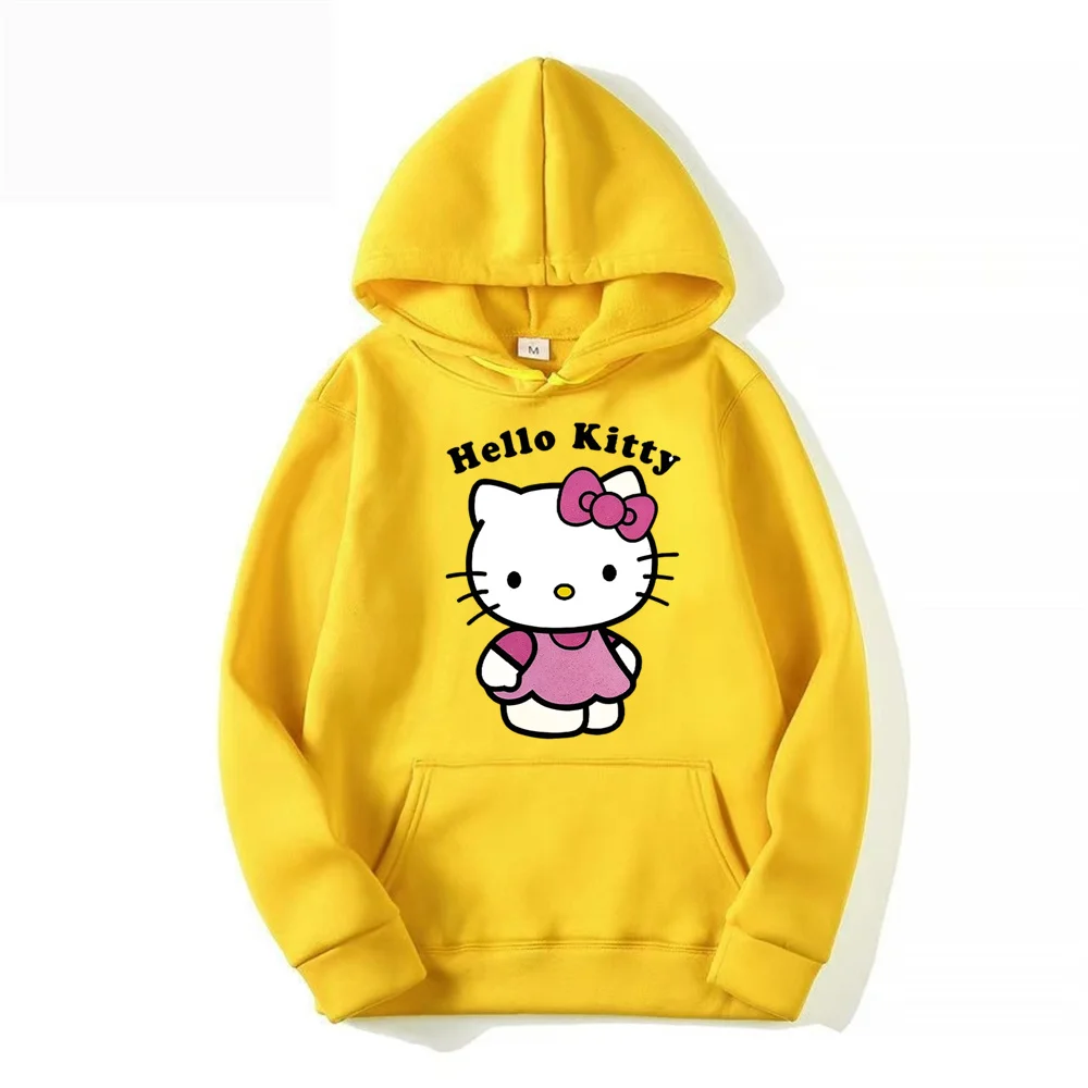 Красивые толстовки с принтом «hello kitty» - Фотография_2