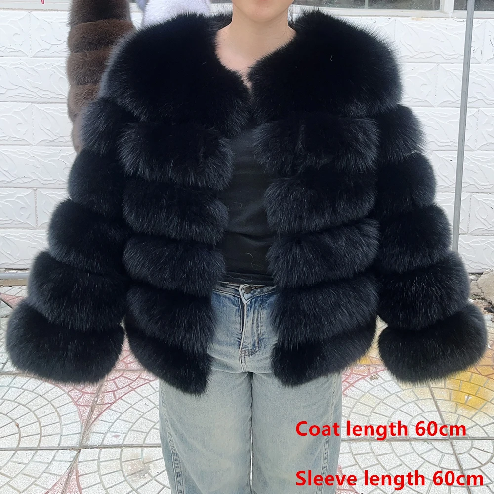 Queentina 60 см шуба из лисьего - Фотография_5