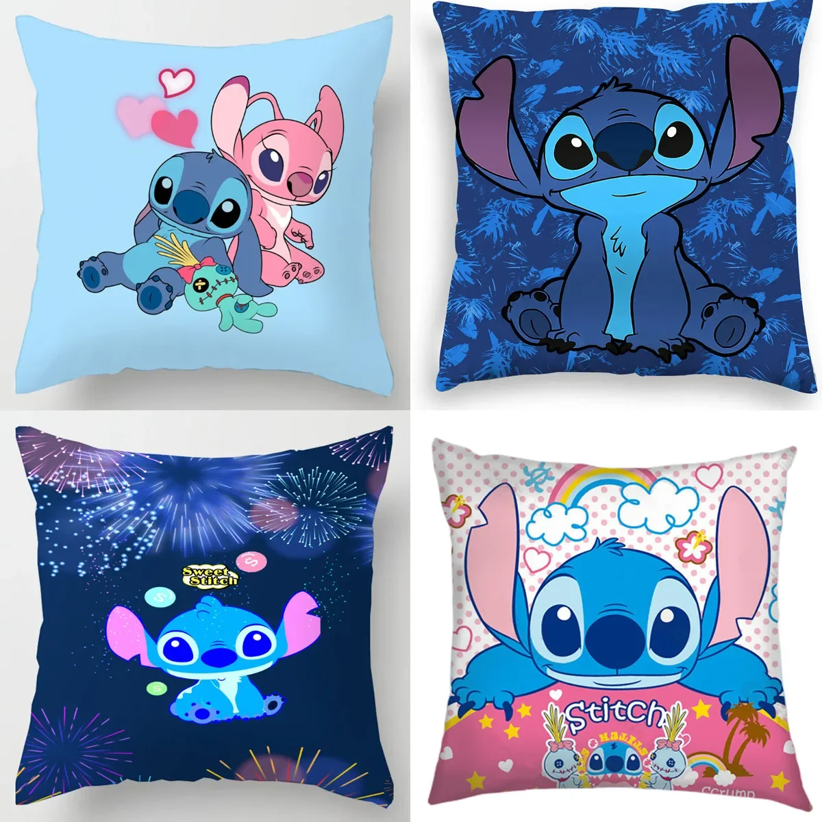 Аниме рисунок disney stitch двусторонняя