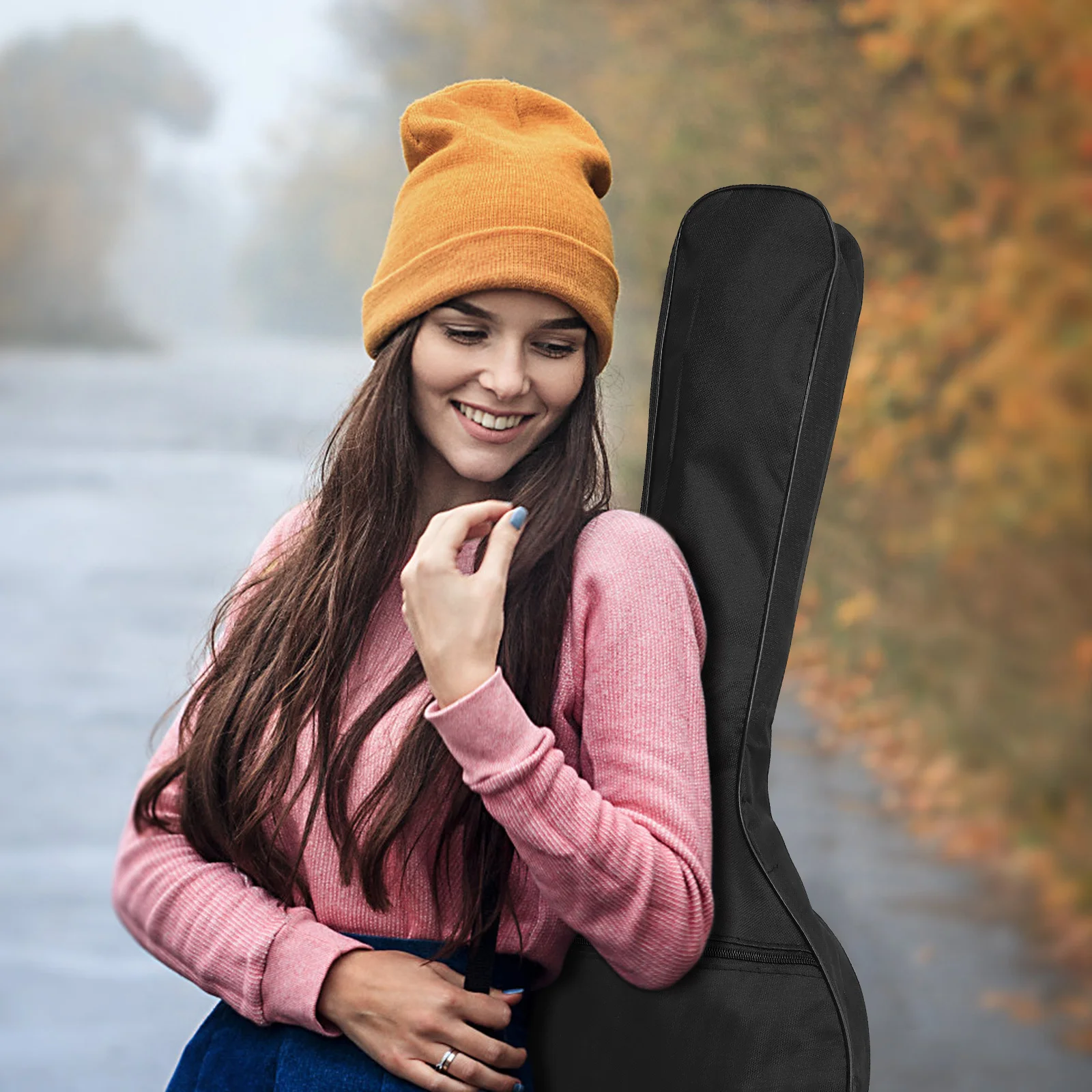 Утолщенная сумка-мандолина из ткани оксфорд