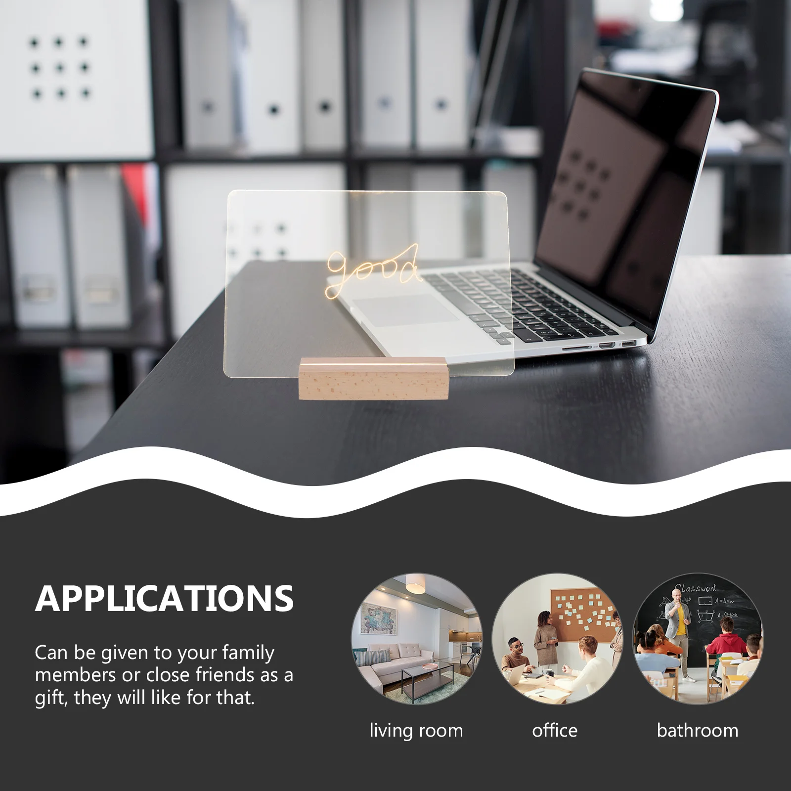 1 комплект, акриловая стираемая доска для сообщений - Фотография_4