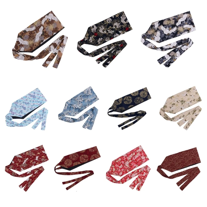 Женский широкий пояс с японским узором