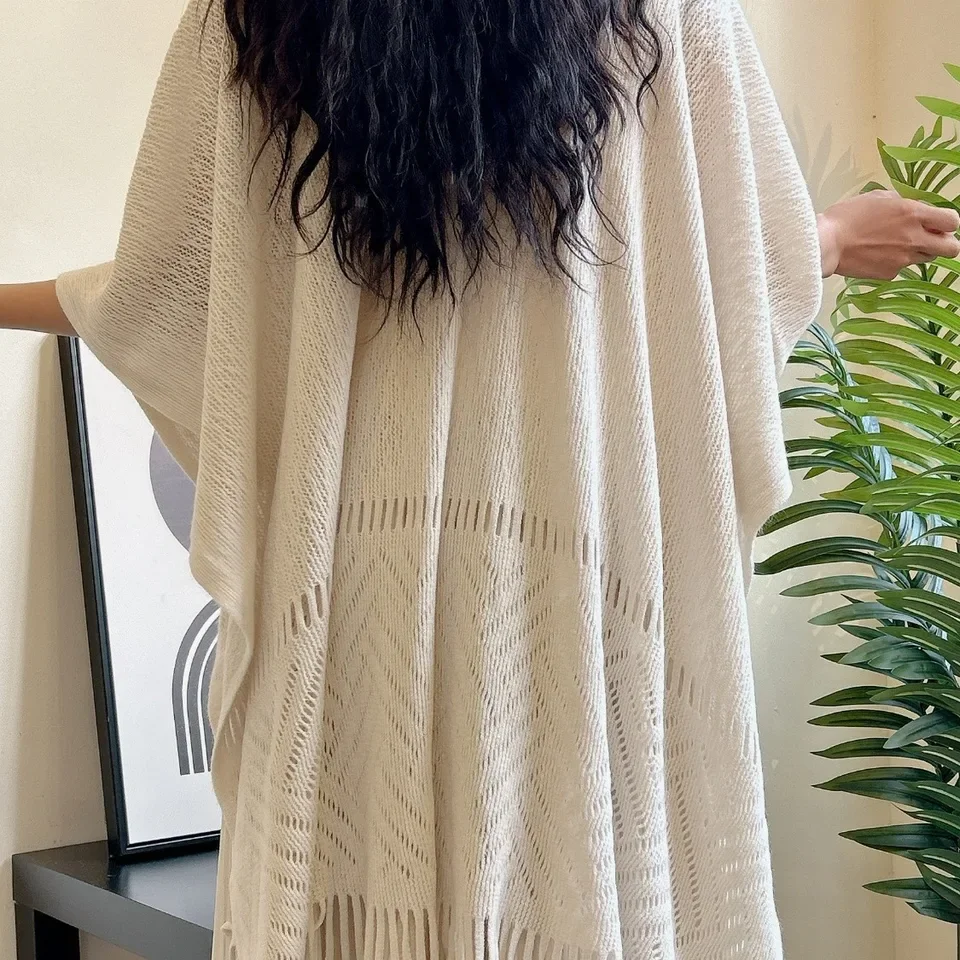 Лето 2022, белая кружевная шаль - Фотография_5