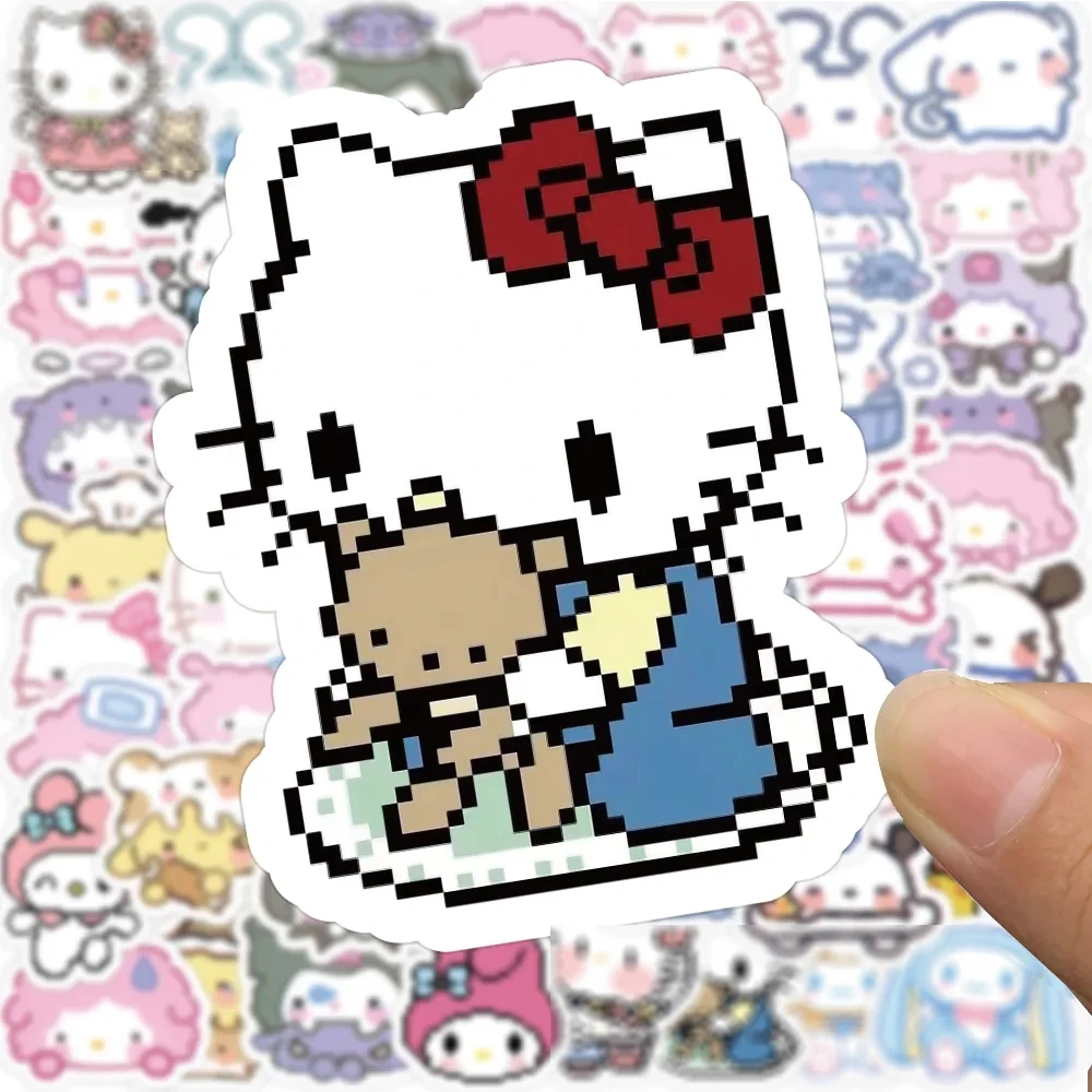 3d пикселей аниме my melody kuromi