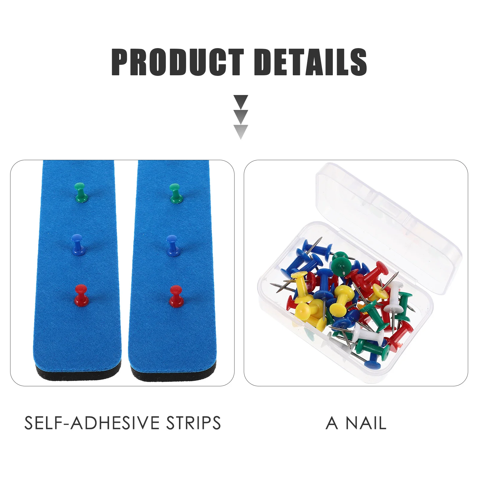 1 комплект, 1 комплект клейких фетровых полосок для заметок - Фотография_6