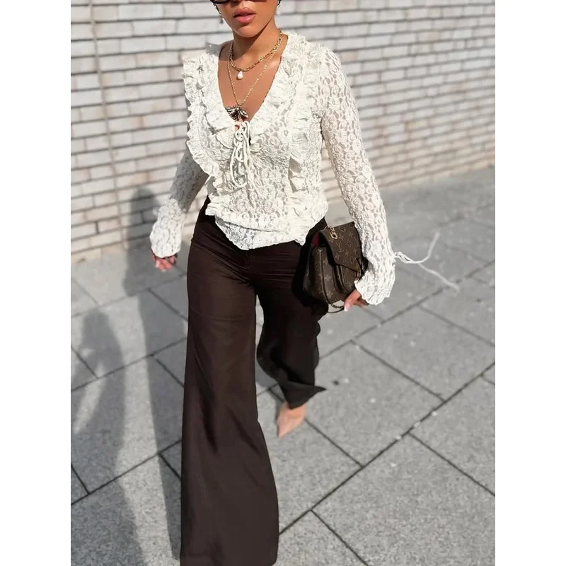 Женский шикарный прозрачный однотонный - Фотография_5