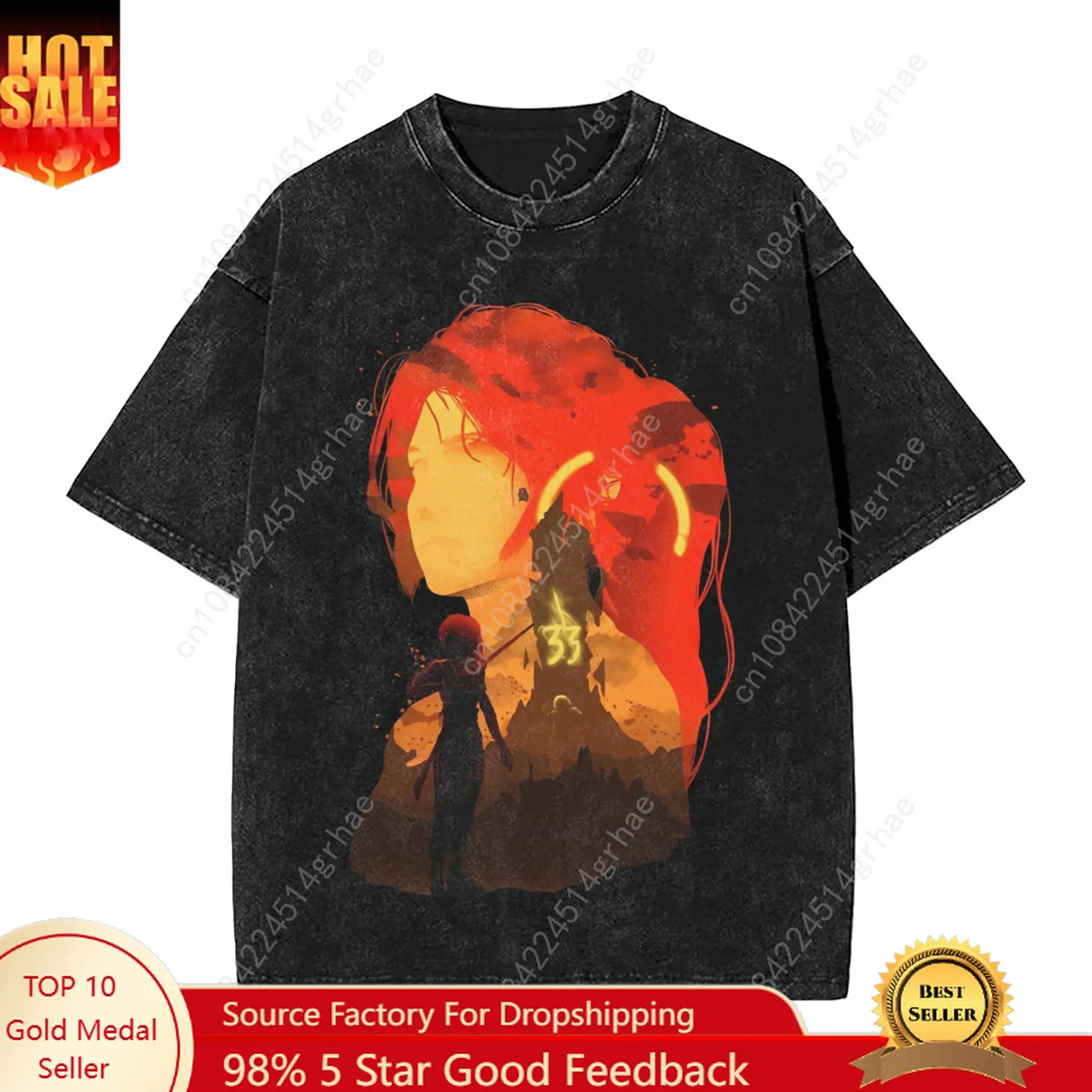 Мужская футболка clair obscur expedition 33