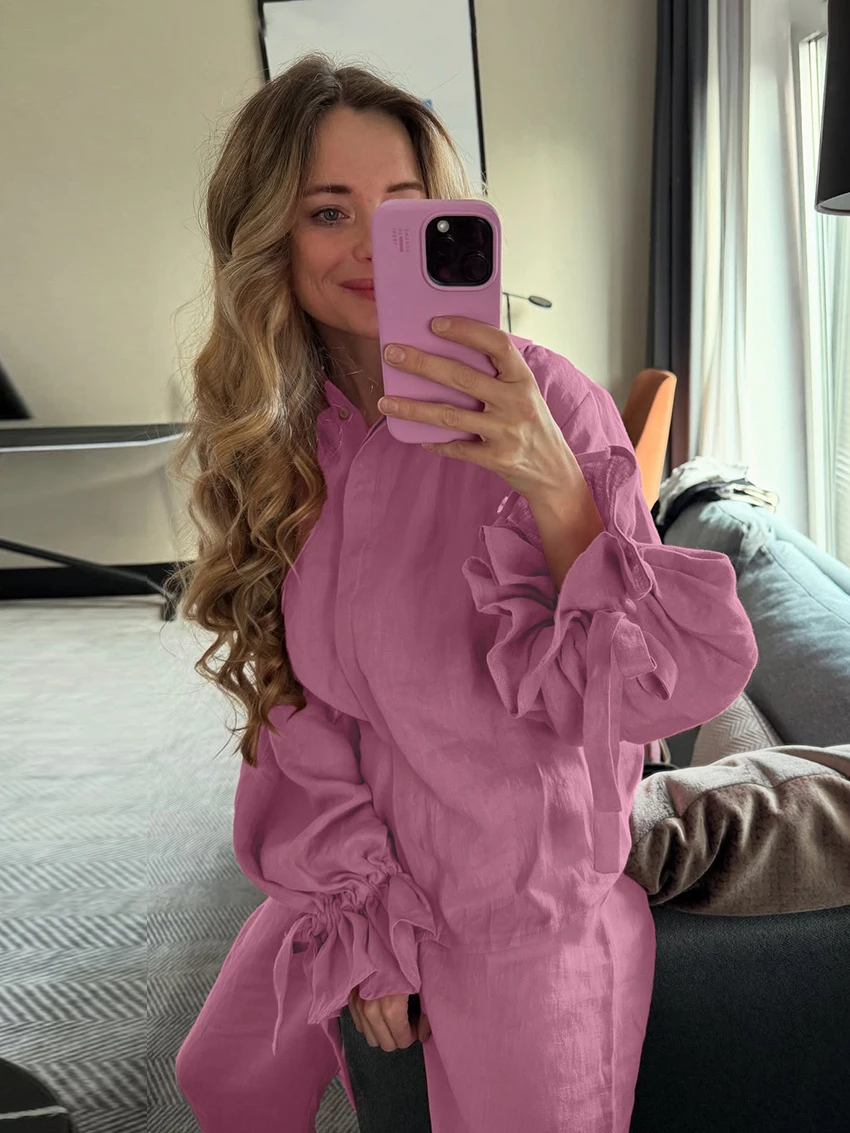 Marthaqiqi хлопковая женская ночная рубашка - Фотография_2