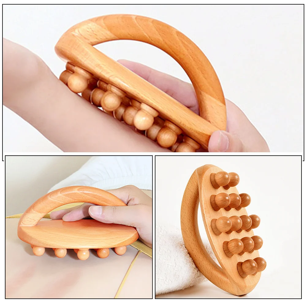 Деревянная массажная щетка для тела - Фотография_5