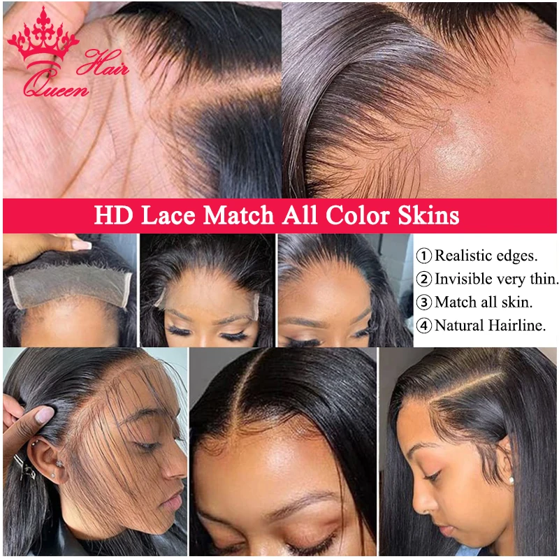 Queen hair real hd invisible wig - Фотография_4