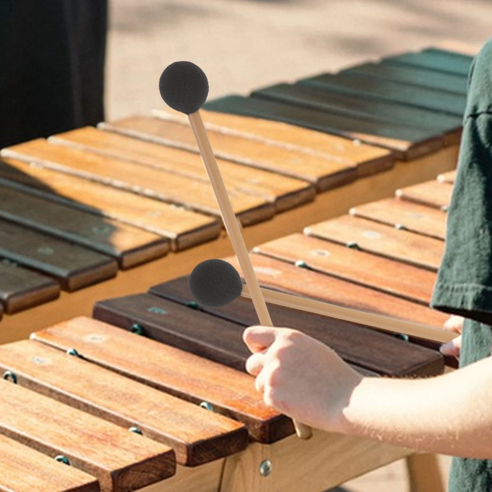 1 пара молотков из пряжи с мягкой пластиковой ручкой