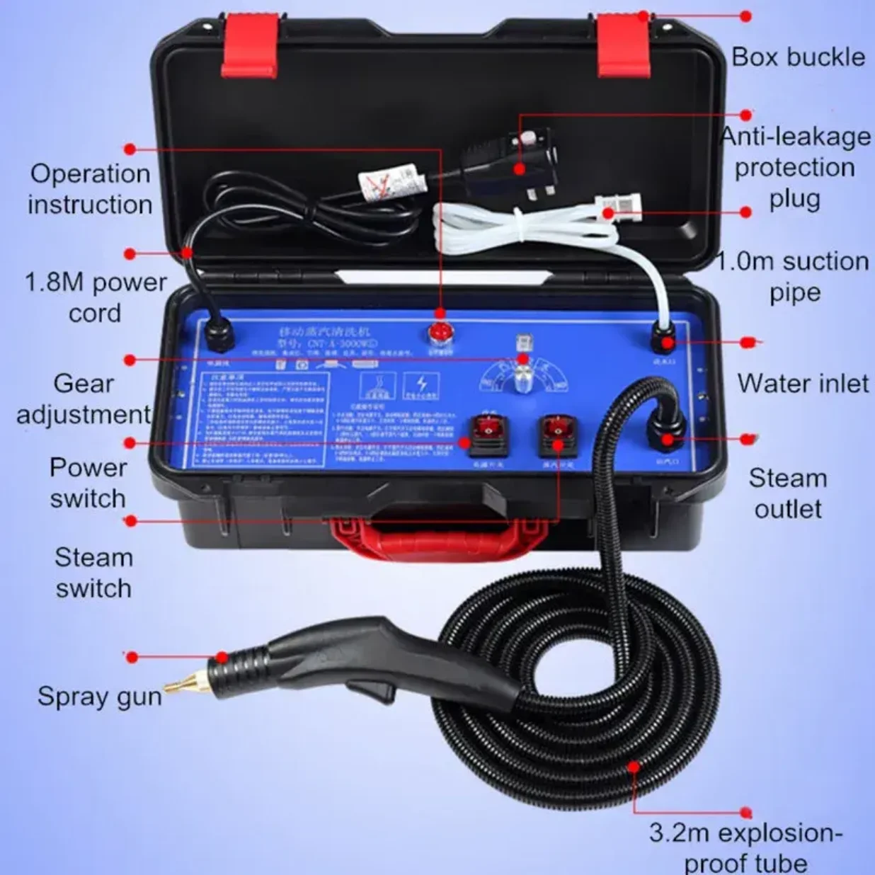 Портативная машина для очистки пар высокого давления l - Фотография_6
