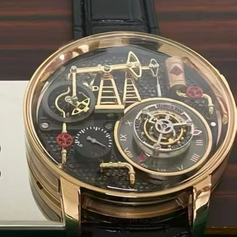 Ограниченная серия часов jaco oil art - Фотография_4