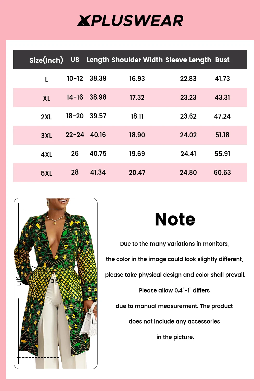 Большие размеры, деловые повседневные - Фотография_5