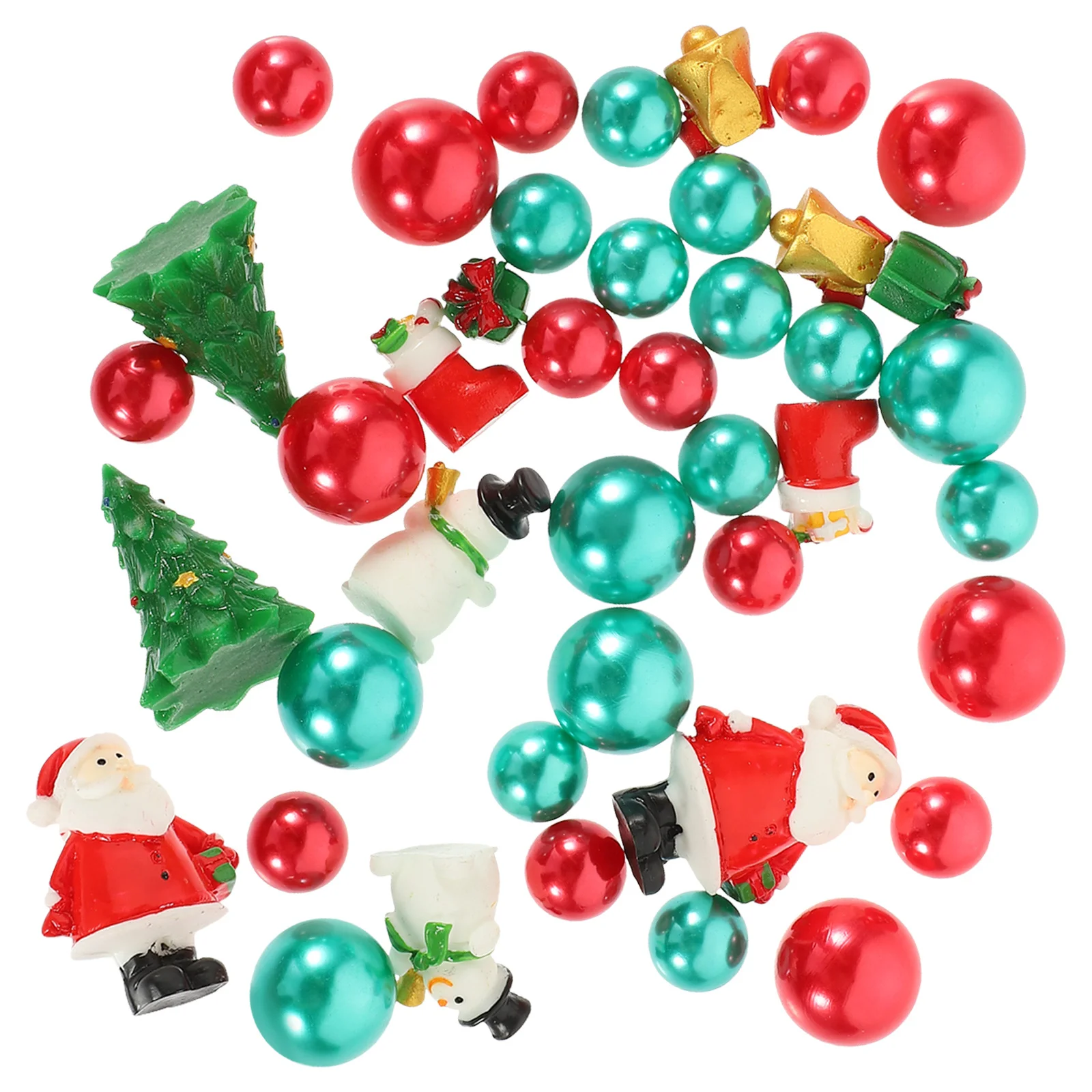 1 комплект, наполнитель для вазы с жемчугом и снеговиком - Фотография_3