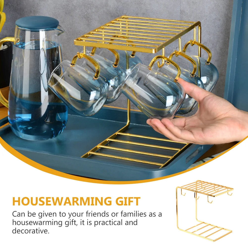 Бытовой органайзер для стеклянных чашек
