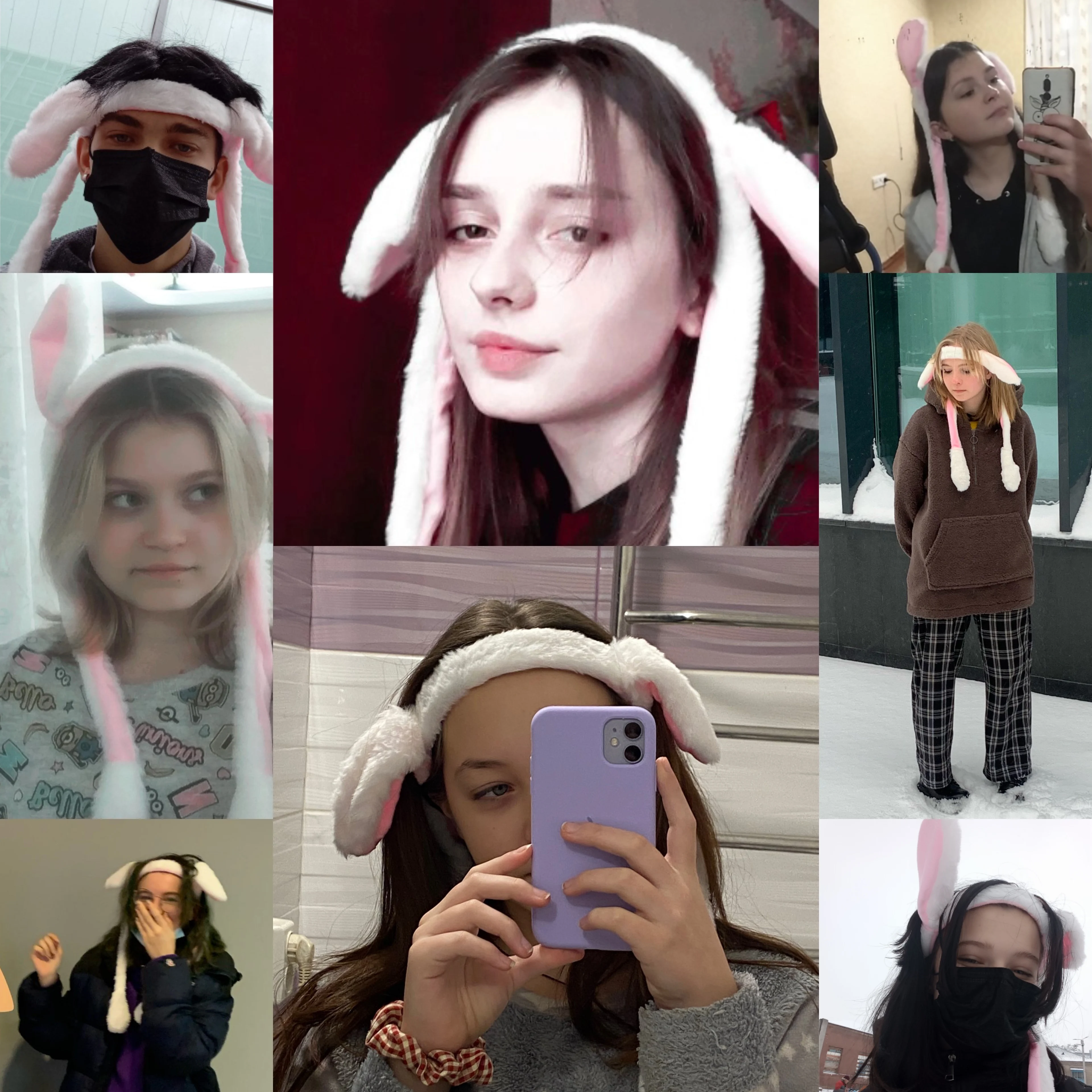 Милая детская плюшевая игрушка с подвижными ушками - Фотография_6