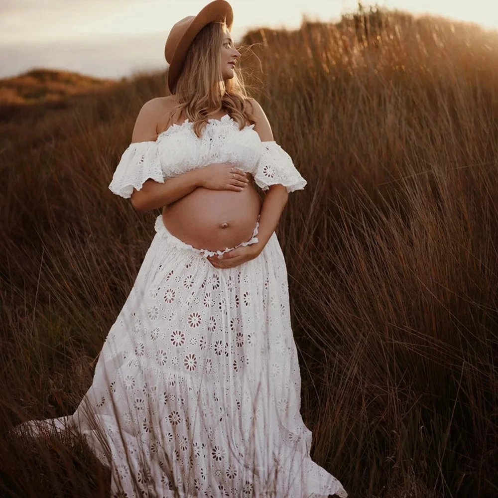 Хлопковое кружево в стиле бохо с вышивкой из двух предметов