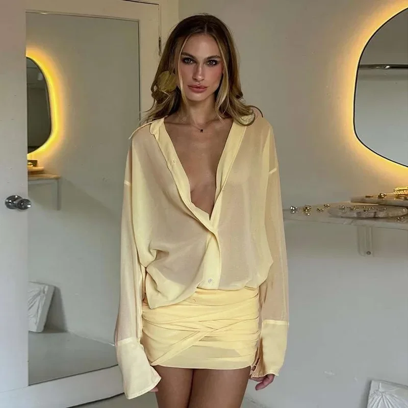 Tuularose модное платье-рубашка - Фотография_2