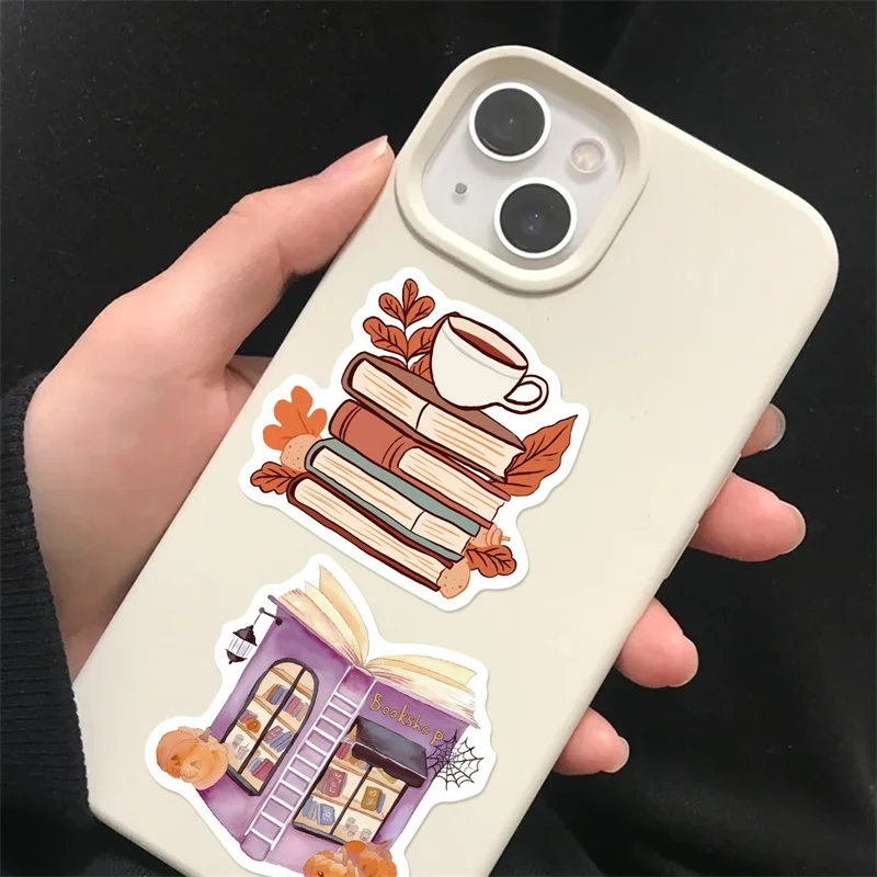 Кавайные осенние наклейки из пвх для чтения - Фотография_2